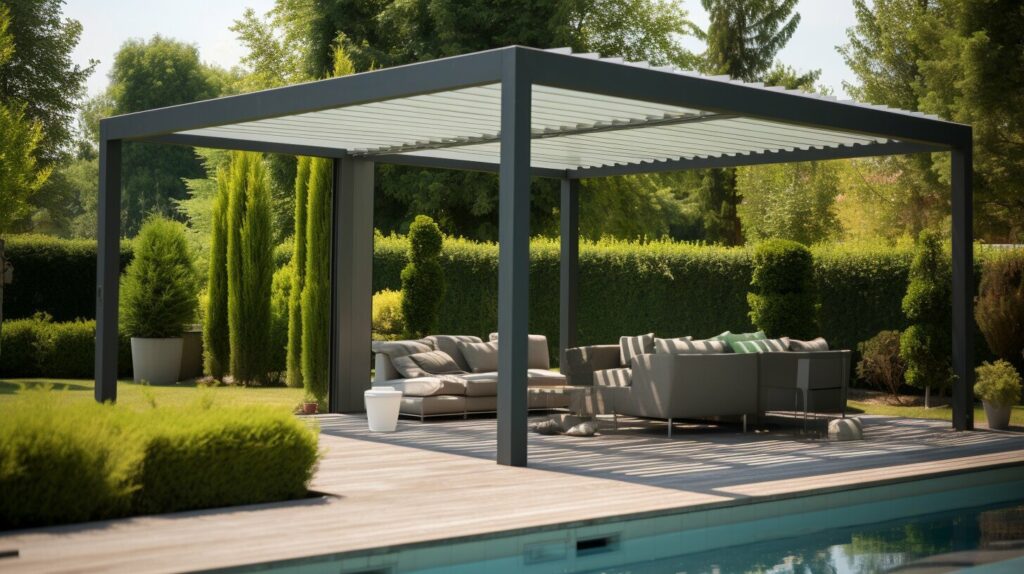 pergola bioclimatique en aluminium