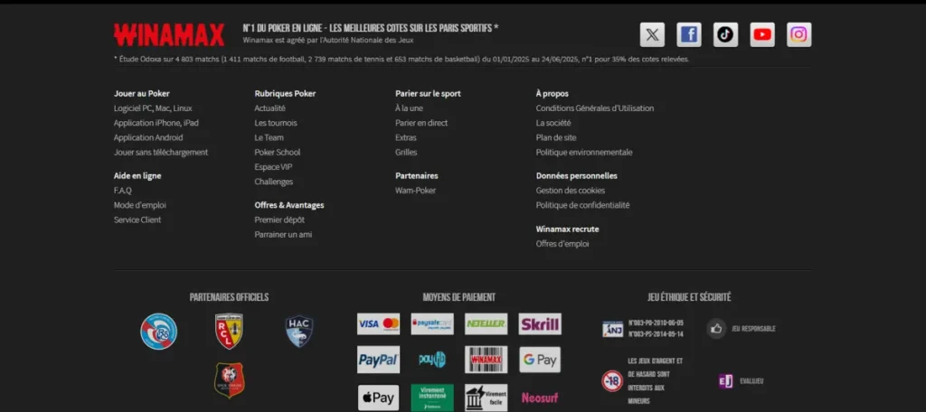 Winamax Retrait Rapide